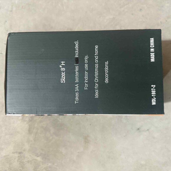 Santa Christmas Light Up Snow globe Lantern - Picture 5 of 6